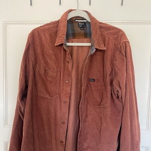 RVCA - corduroy shirt, burnt Orange